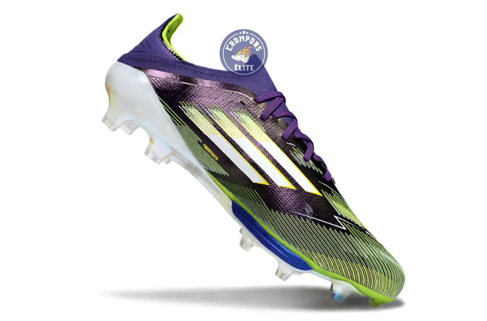 F50+ Lacets FG Radiant Blaze - Violet/Blanc/Vert – Image 3