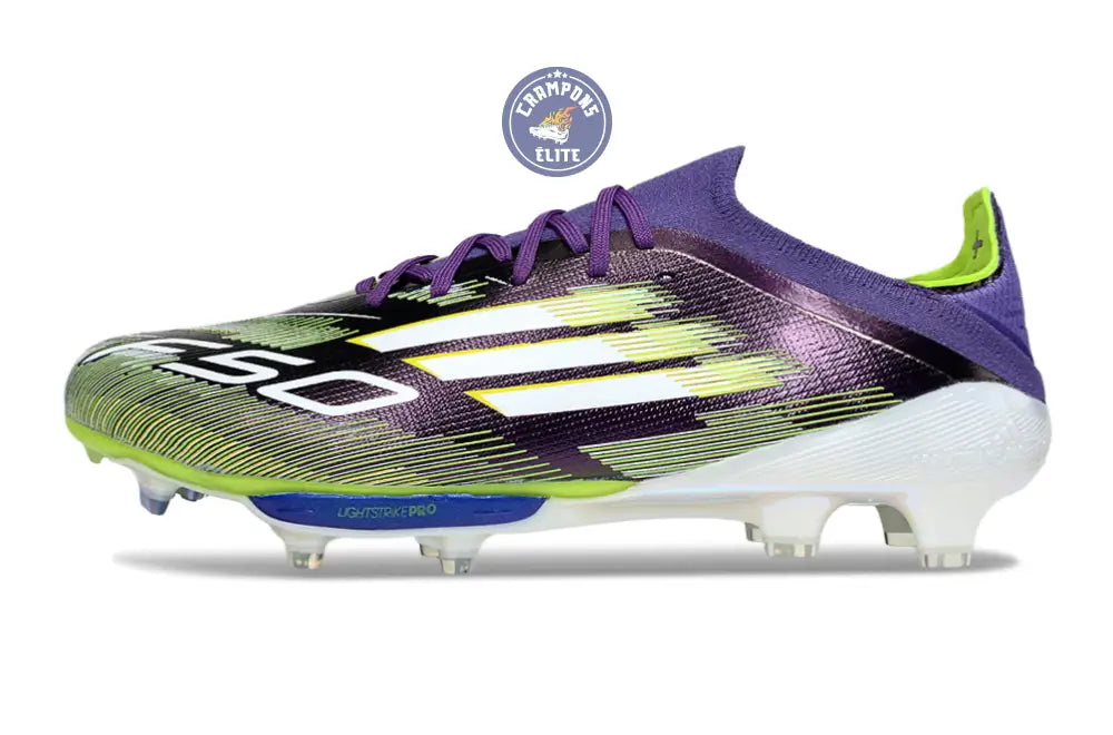 F50+ Lacets FG Radiant Blaze - Violet/Blanc/Vert – Image 5