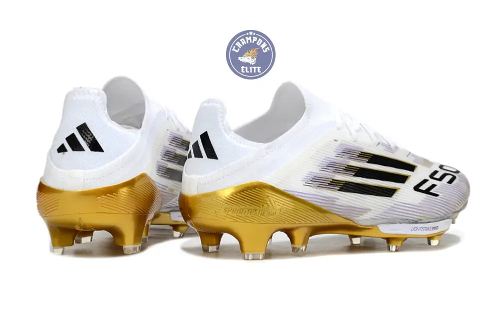 F50+ Lacets FG Road to Glory - Blanc/Noir/Doré – Image 6