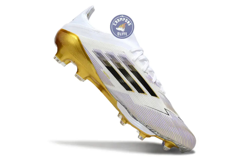 F50+ Lacets FG Road to Glory - Blanc/Noir/Doré – Image 3