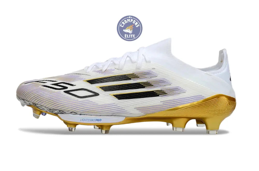 F50+ Lacets FG Road to Glory - Blanc/Noir/Doré – Image 5