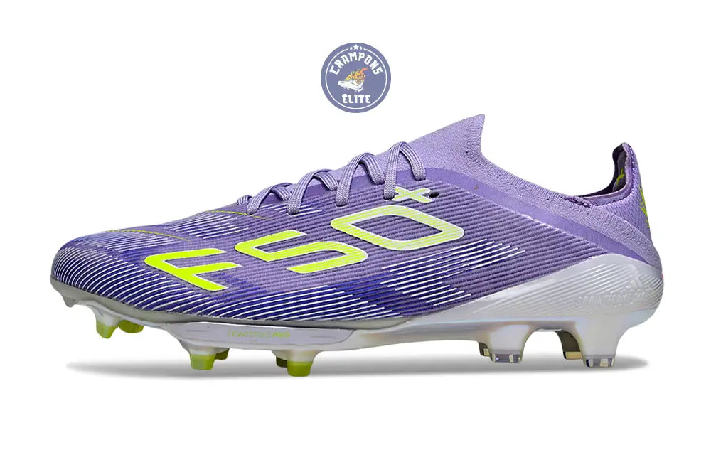 F50+ Lacets FG - Violet/Jaune Fluo/Gris – Image 5