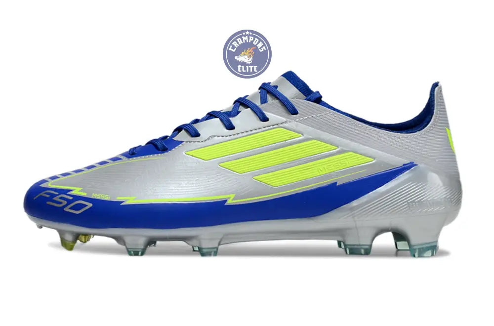 F50 Languette FG - Argenté/Jaune Fluo/Bleu – Image 5