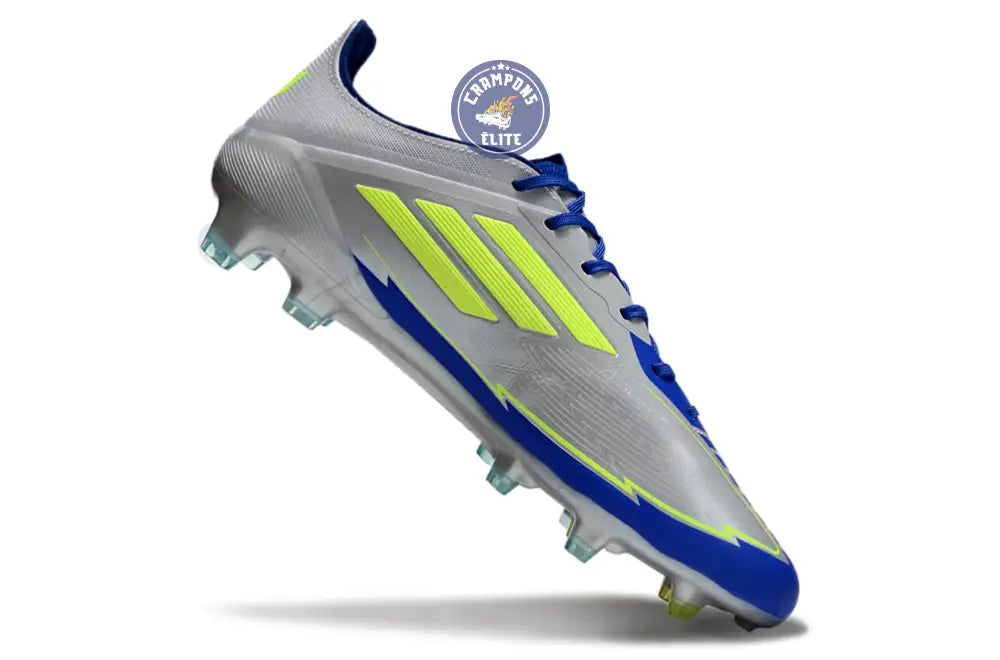 F50 Languette FG - Argenté/Jaune Fluo/Bleu – Image 3