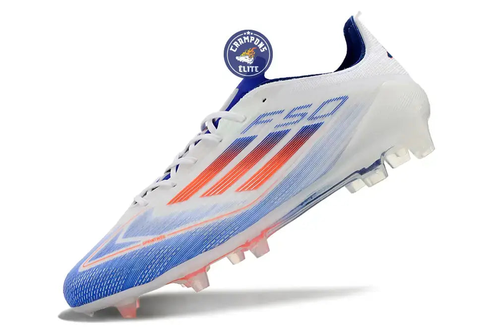 F50 Languette FG - Blanc/Orange/Bleu/Orange – Image 4