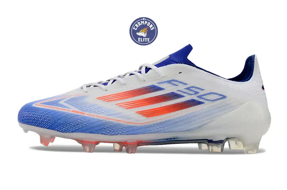 F50 Languette FG - Blanc/Orange/Bleu/Orange – Image 5