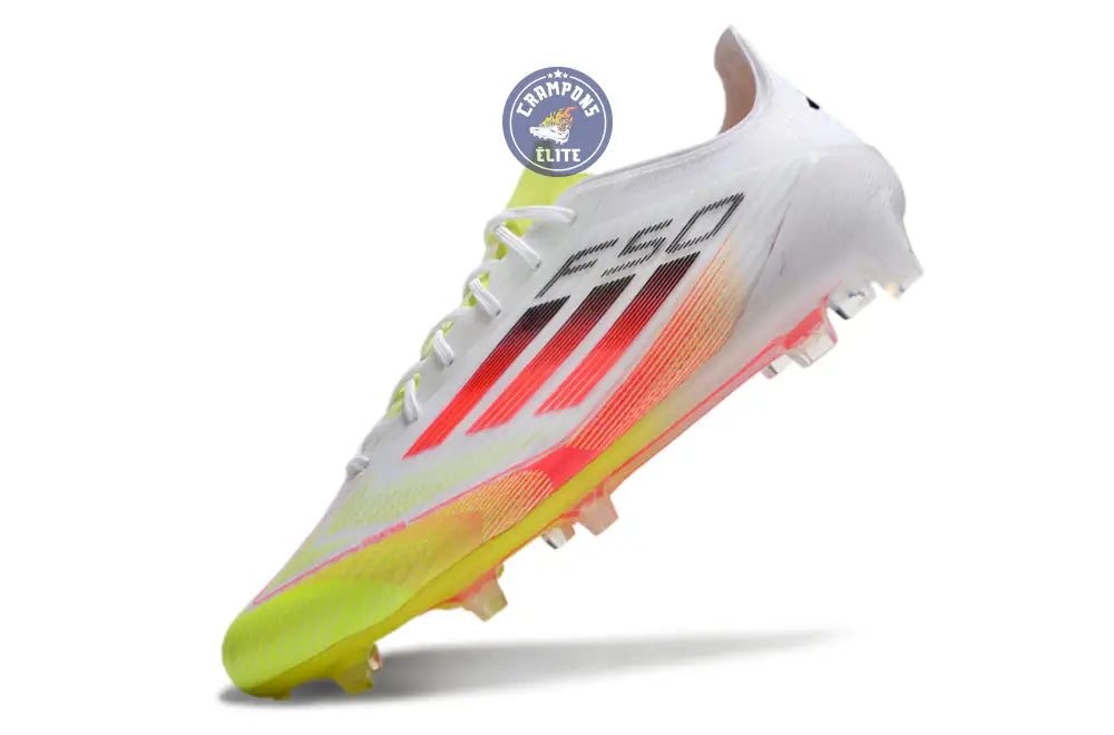 F50 Languette FG - Blanc/Orange/Rose/Jaune Fluo/Noir – Image 4