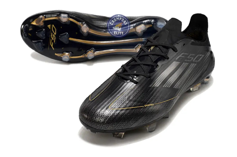 F50 Languette FG Dark Spark - Noir/Argenté/Doré – Image 2