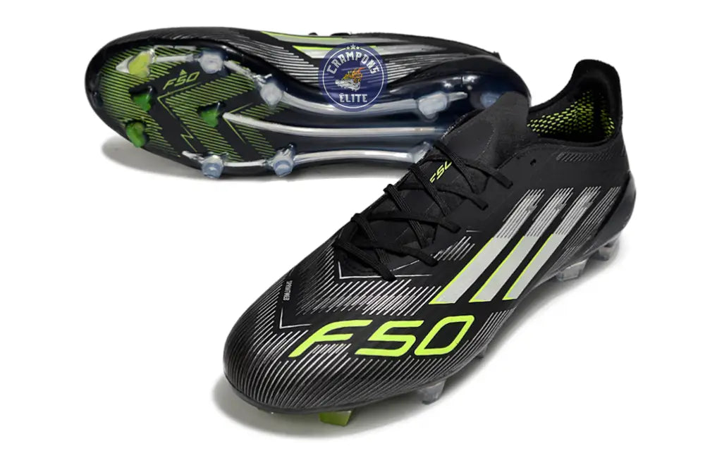 F50 Languette FG - Electric Stealth - Noir/Blanc/Jaune Fluo – Image 2