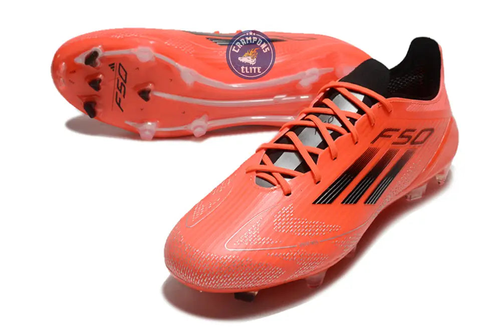F50 Languette FG - Orange Fluo/Noir – Image 2
