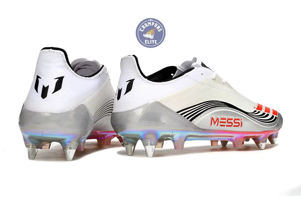 F50 Languette SG Messi Prestig10 - Blanc/Lucid Red/Argenté – Image 6