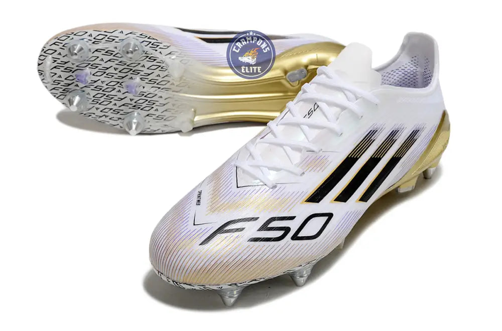 F50 Languette SG Road to Glory - Blanc/Noir/Doré – Image 2