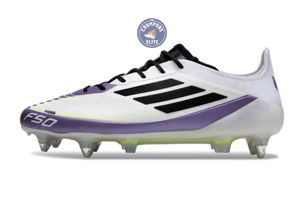F50 Languette SG Triunfo Estelar - Blanc/Noir/Violet – Image 5