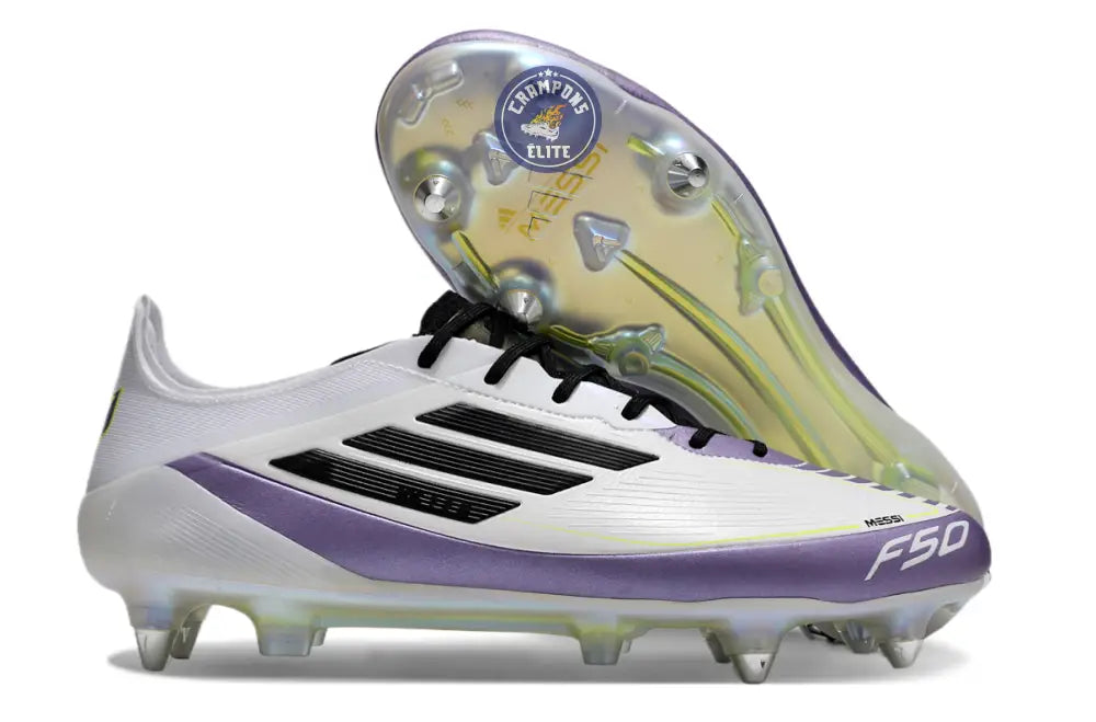 F50 Languette SG Triunfo Estelar - Blanc/Noir/Violet