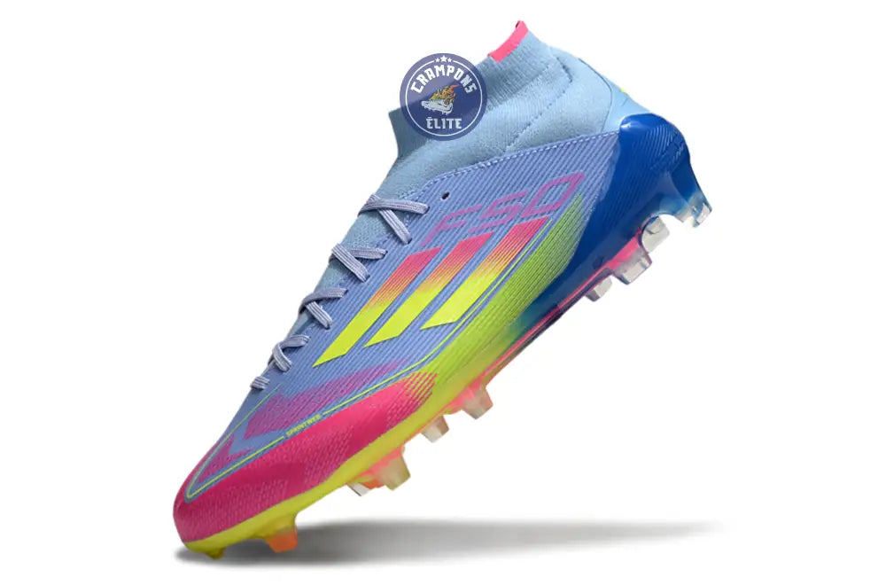 F50 Montante FG Mid Celestial Victory - Blue Fusion/Vert/Rose – Image 4