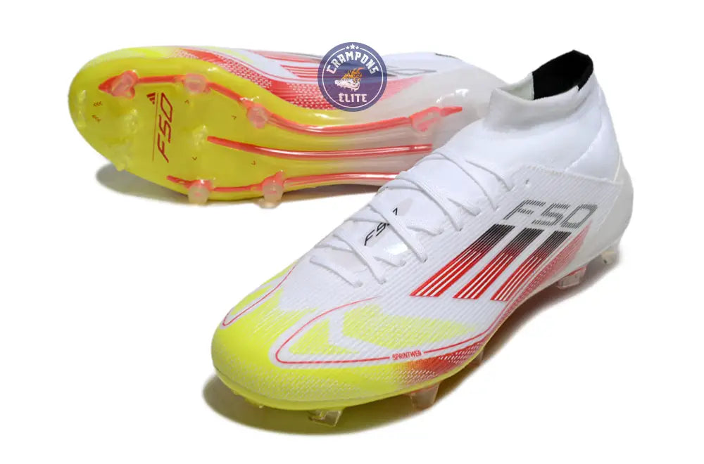 F50 Montante FG Pure Victory - Blanc/Lucid Red/Jaune – Image 2
