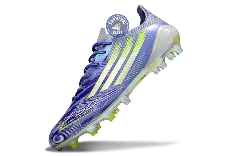 F50 Sparkfusion ELITE Languette FG - Violet/Jaune/Blanc – Image 4