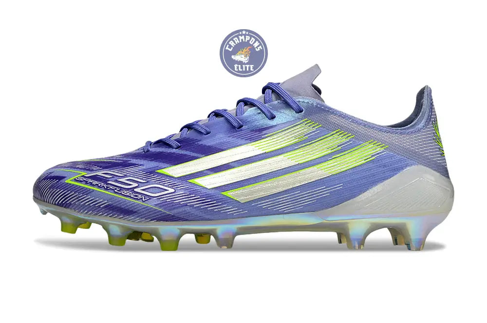 F50 Sparkfusion ELITE Languette FG - Violet/Jaune/Blanc – Image 5