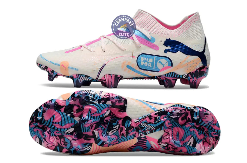 Future 7 Match FG/AG Volume Up - Blanc/Bleu/Poison Pink/Fizzy Melon/Bl