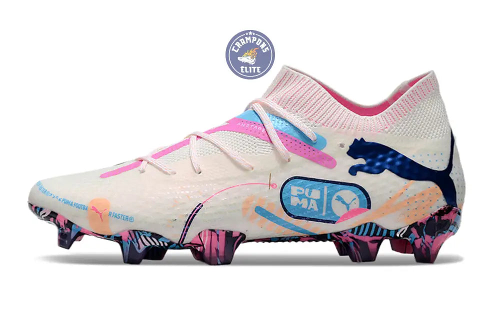 Future 7 Match FG/AG Volume Up - Blanc/Bleu/Poison Pink/Fizzy Melon/Bl – Image 5