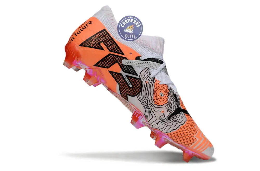 Future 7 Ultimate FG/AG Conquer your Mountain - Blanc/Orange/Argenté É – Image 3