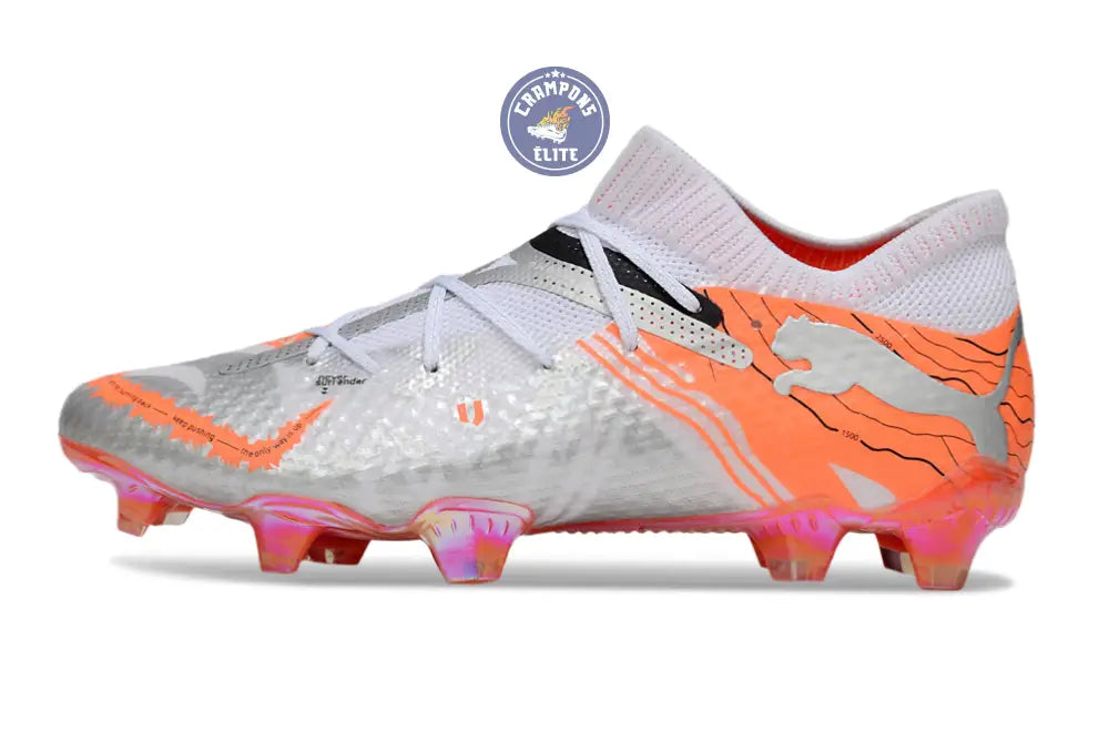 Future 7 Ultimate FG/AG Conquer your Mountain - Blanc/Orange/Argenté É – Image 5