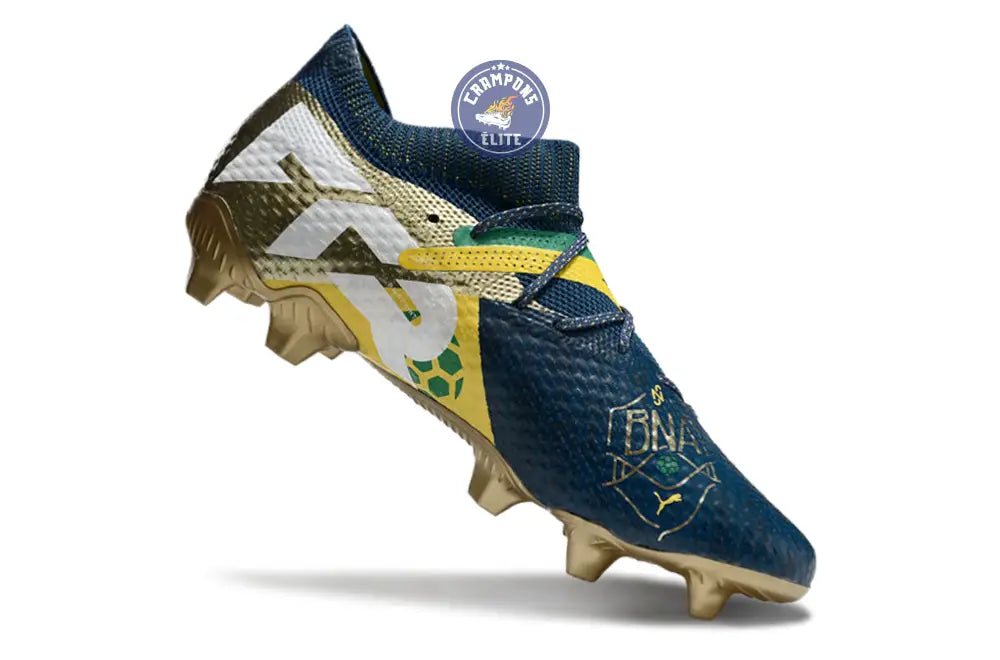 Future 7 Ultimate FG/AG NJR BNA - Sailing Blue/Marine Blue/Jaune/Grass – Image 3