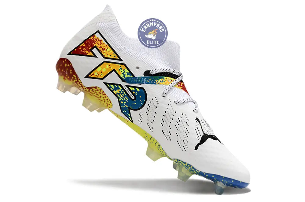 Future 7 Ultimate FG - Blanc/Bleu/Jaune/Rouge – Image 3