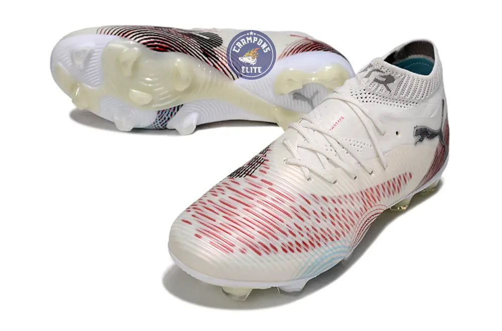 Future 8 Ultimate FG - Blanc/Bordeaux/Gris/Jaune – Image 2