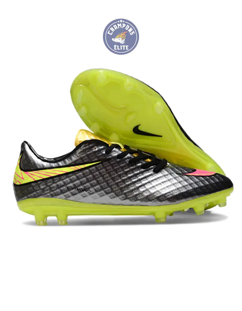 Hypervenom Phantom Prem FG - Chrome/Hyper Rose/Or Metallique