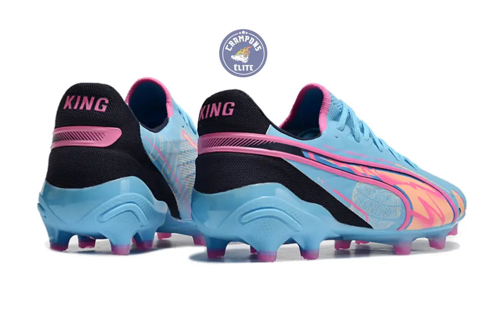 King Ultimate FG/AG Volume Up - Bleu/Poison Pink/Bleu – Image 6