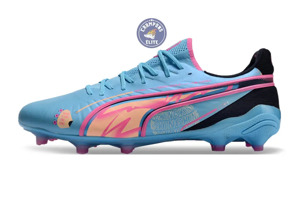 King Ultimate FG/AG Volume Up - Bleu/Poison Pink/Bleu – Image 5