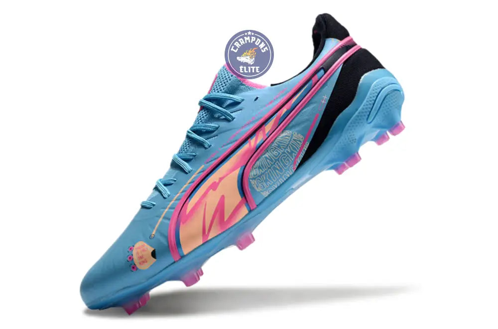 King Ultimate FG/AG Volume Up - Bleu/Poison Pink/Bleu – Image 4