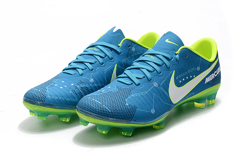 Mercurial Vapor 11 Elite FG Neymar - Bleu/Vert – Image 6
