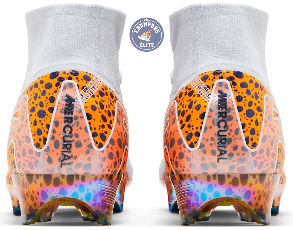 Mercurial Superfly 10 Elite FG Electric Pack Léopard Gris/Orange – Image 4