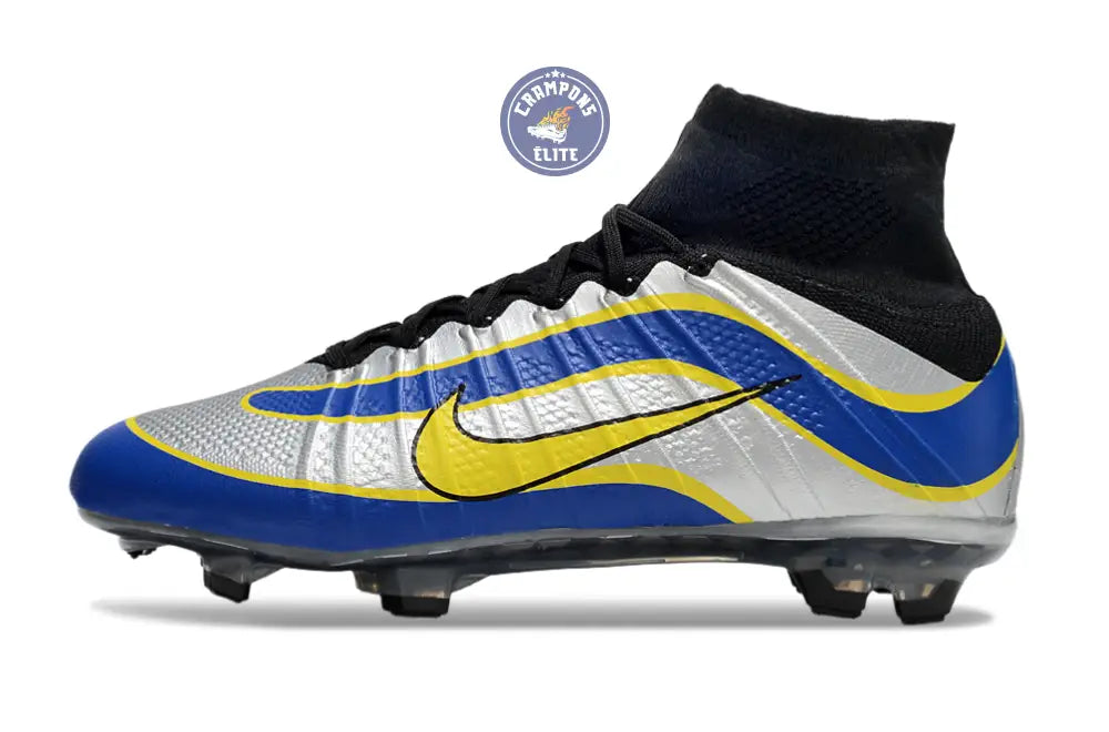 Mercurial Superfly 4 R9 FG - Argenté/Bleu/Jaune/Noir – Image 5