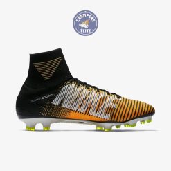 Alternative view of Mercurial Superfly 5 FG Lock in. Let loose. - Orange/Noir/Blanc