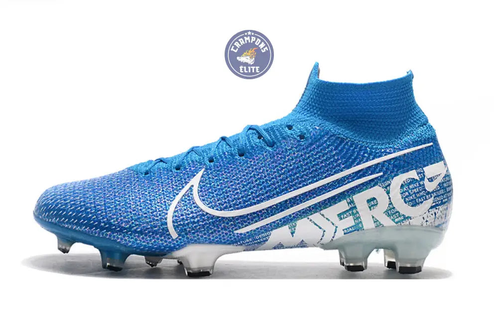Mercurial Superfly 7 Elite FG New Lights - Bleu/Blanc – Image 3