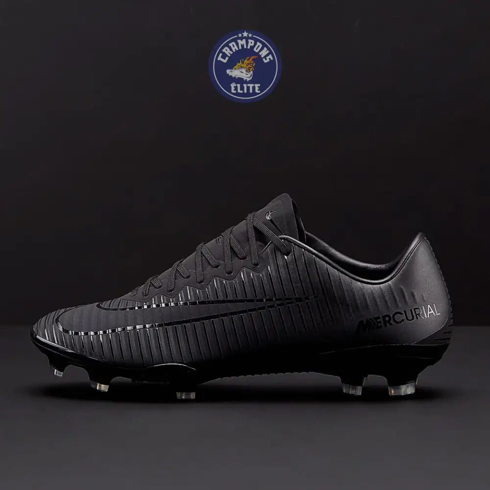 Mercurial Vapor 11 Elite FG Full Black - Noir – Image 3