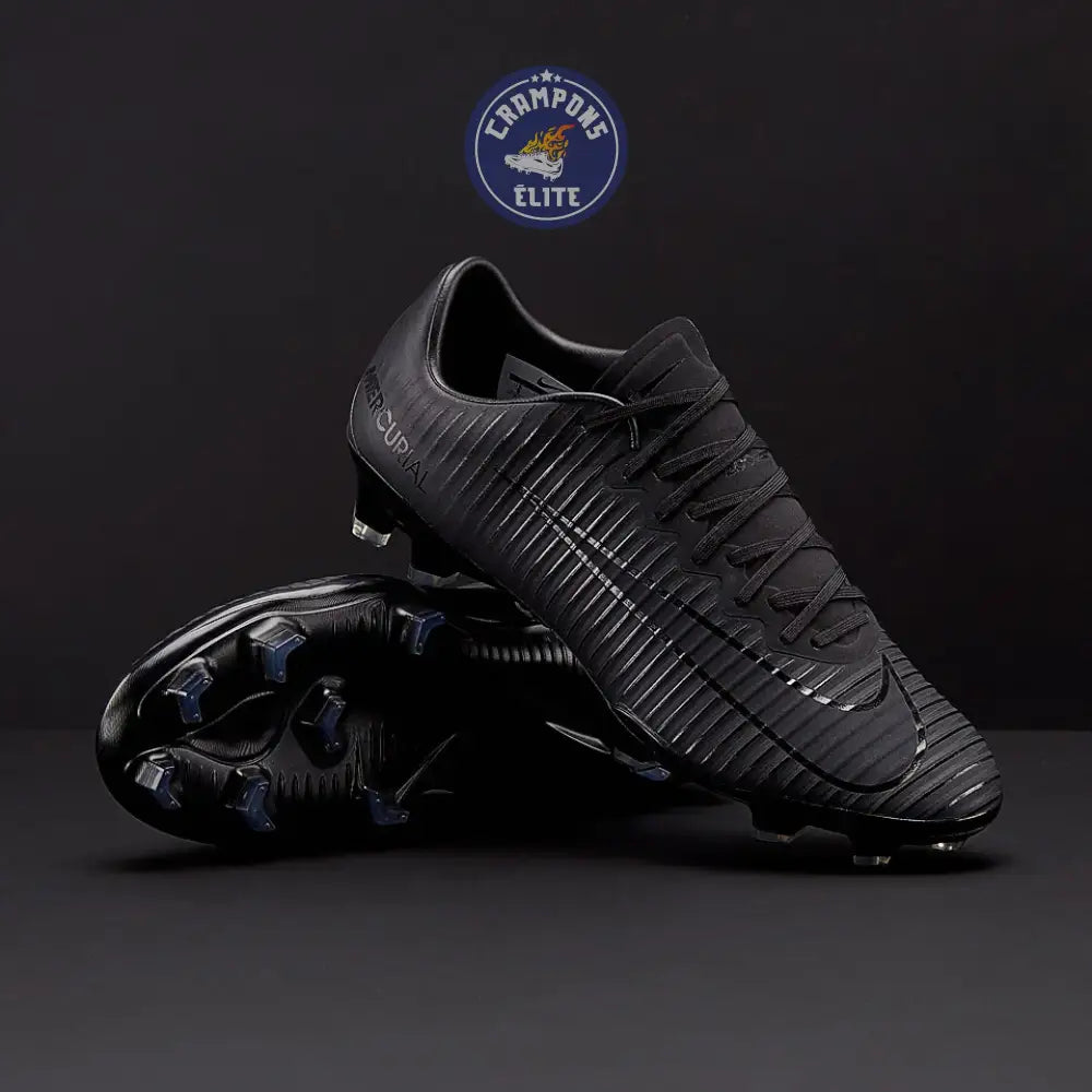 Mercurial Vapor 11 Elite FG Full Black - Noir – Image 2