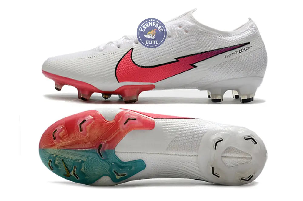 Mercurial Vapor 13 Elite FG Flash Crimson - Blanc/Rose/Bleu – Image 3