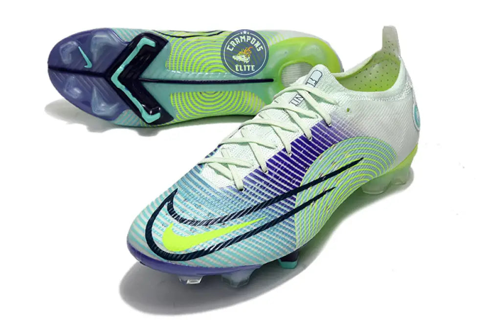 Mercurial Vapor 14 Elite FG Dream Speed 5 - Vert/Jaune Fluo/Violet – Image 2