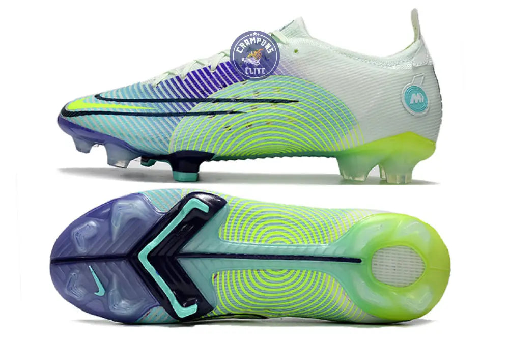 Mercurial Vapor 14 Elite FG Dream Speed 5 - Vert/Jaune Fluo/Violet – Image 3