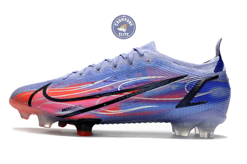 MERCURIAL VAPOR 14 ELITE FG KM FLAMES - VIOLET/ARGENTÉ – Image 4