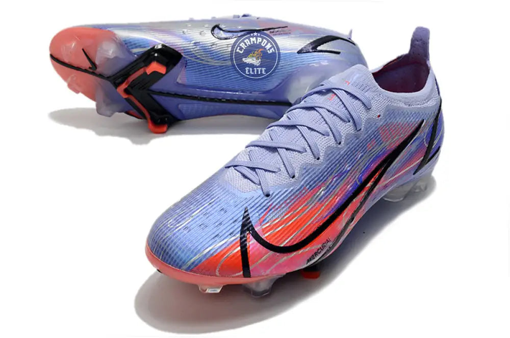 MERCURIAL VAPOR 14 ELITE FG KM FLAMES - VIOLET/ARGENTÉ – Image 2