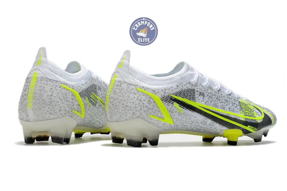 Mercurial Vapor 14 Elite FG 'White Volt' - Blanc/Gris/Jaune Fluo – Image 7