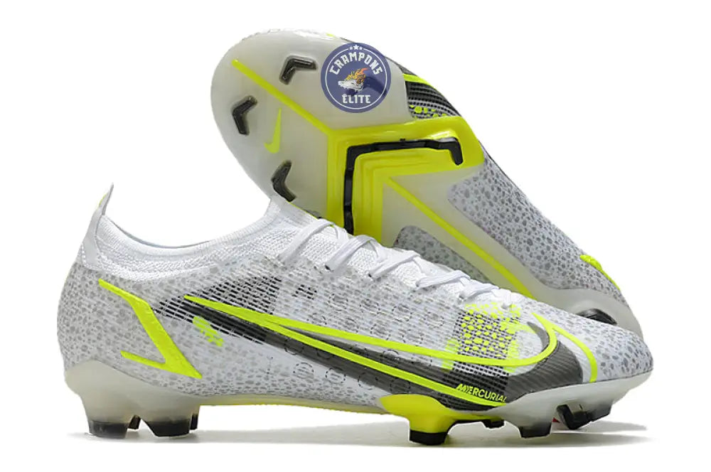 Mercurial Vapor 14 Elite FG 'White Volt' - Blanc/Gris/Jaune Fluo