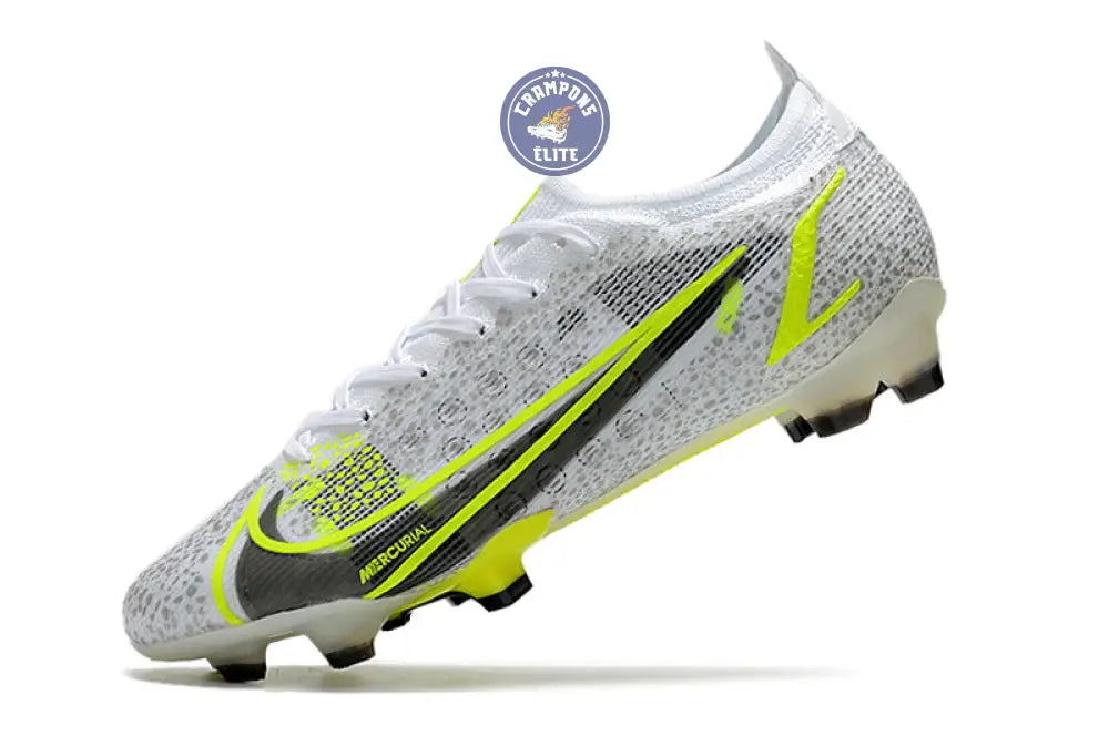 Mercurial Vapor 14 Elite FG 'White Volt' - Blanc/Gris/Jaune Fluo – Image 5