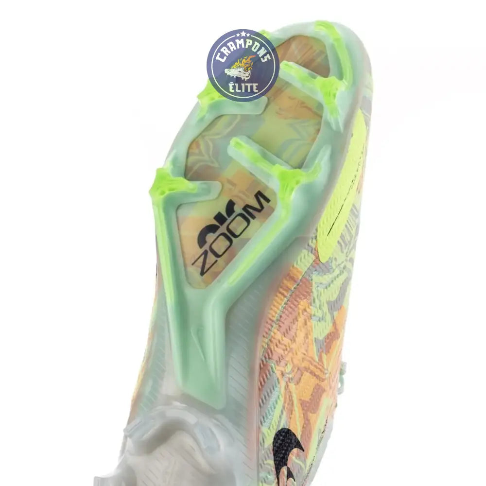 Mercurial Vapor 15 Elite FG Bonded - Vert/Bleu/Orange – Image 3
