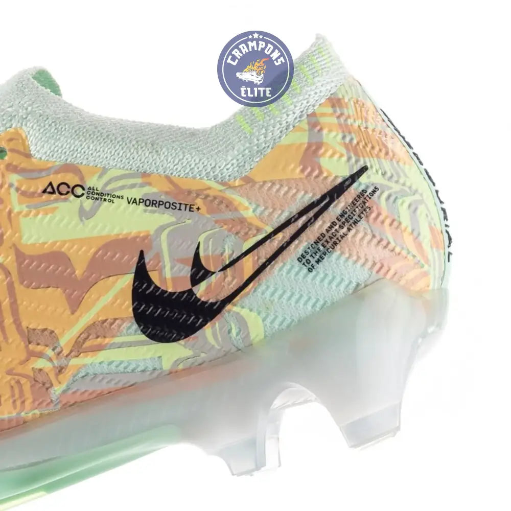 Mercurial Vapor 15 Elite FG Bonded - Vert/Bleu/Orange – Image 4